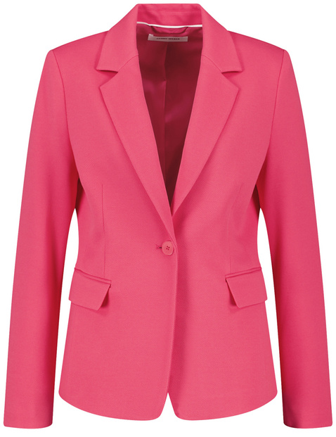 Pink fitted blazer hotsell