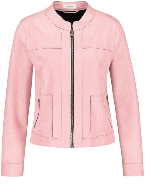 Light pink sale suede jacket