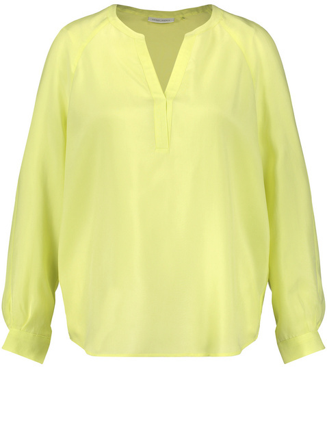 yellow long sleeve blouse