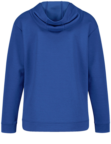 Bluza z kapturem z materiału light scuba