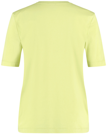 T-shirt met halflange mouwen en pailletjes