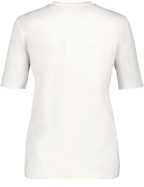 T-shirt met halflange mouwen en pailletjes