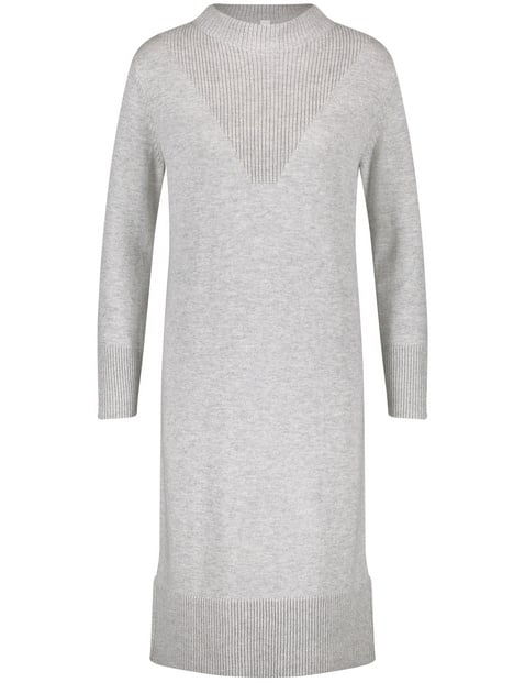 gray knit dress