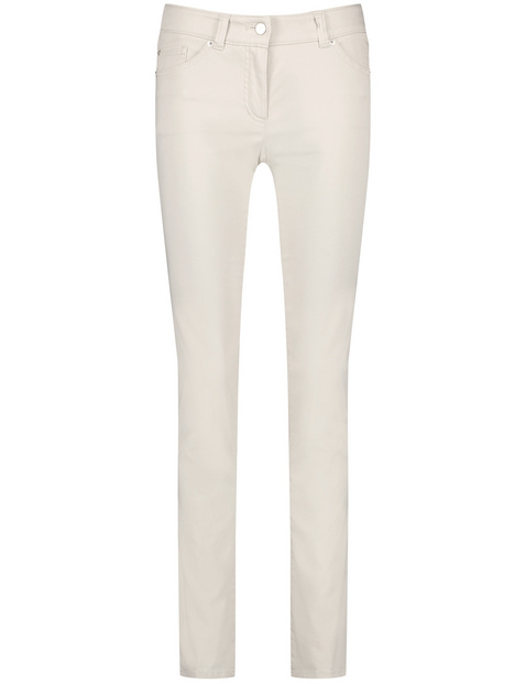 Five-pocket trousers, Best4me Slim Fit in Beige | GERRY WEBER