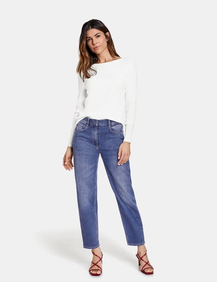 jeans mom fit ankle length