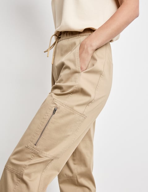 beige tracksuit bottoms