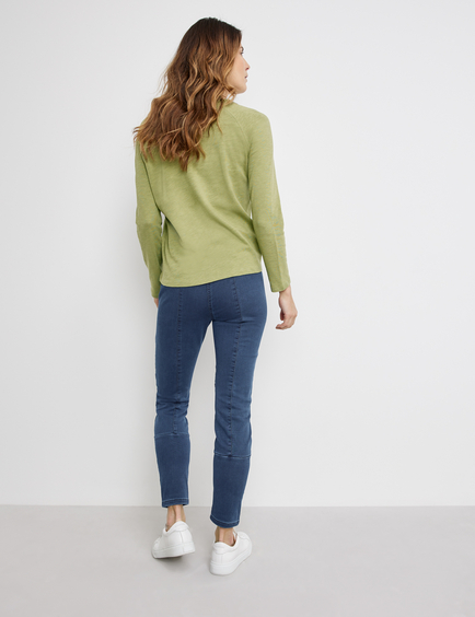 long top with jeggings