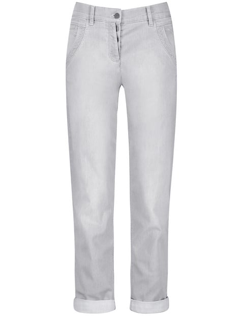 relaxed grey jeans