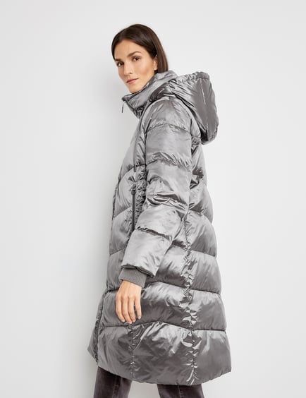 Gerry weber clearance quilted coat platinum