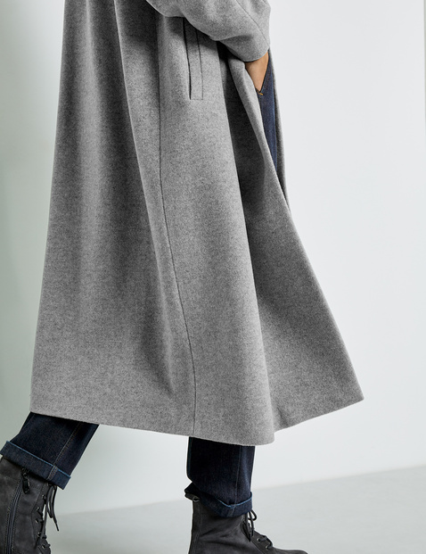 Coat with wool and cashmere