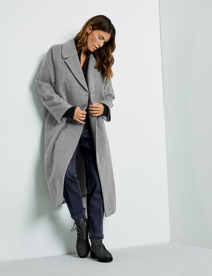 Topshop grey wool on sale coat