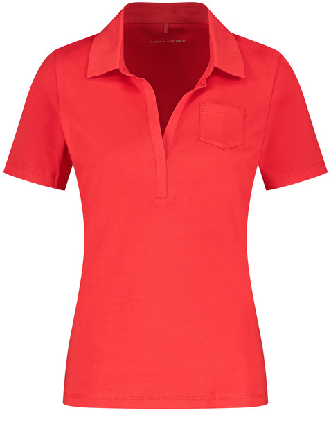 womens red polo shirt near me