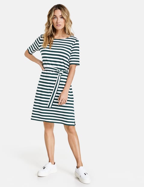 striped dress jersey