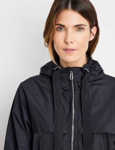 Water-resistant coat in Blue | GERRY WEBER