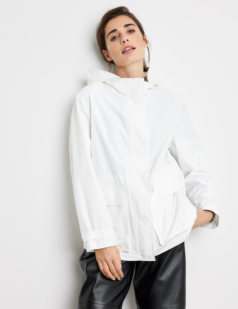Redelijk viool Flipper Waterafstotende jas in Wit | GERRY WEBER