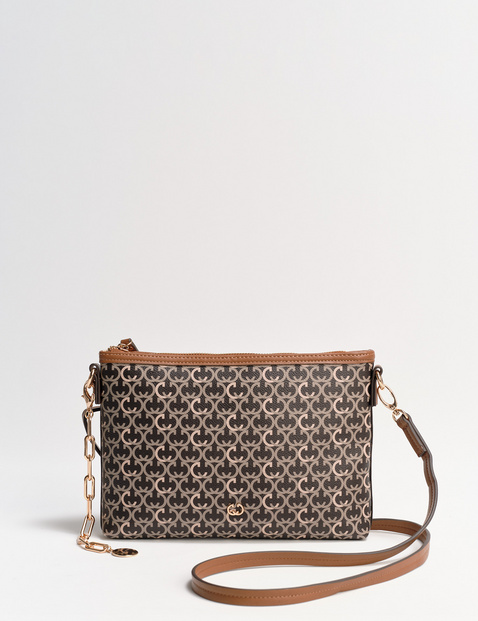Mittelgroße Schultertasche mit Kettenanhänger