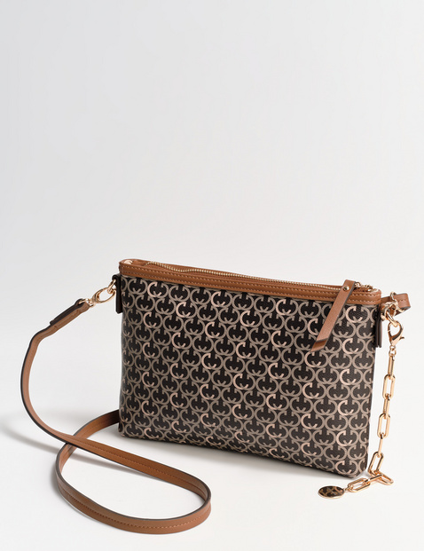 Mittelgroße Schultertasche mit Kettenanhänger