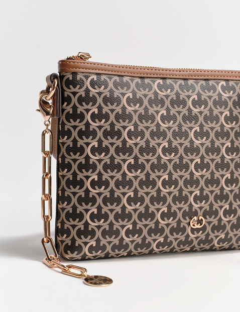Mittelgroße Schultertasche mit Kettenanhänger