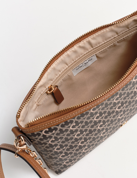 Mittelgroße Schultertasche mit Kettenanhänger
