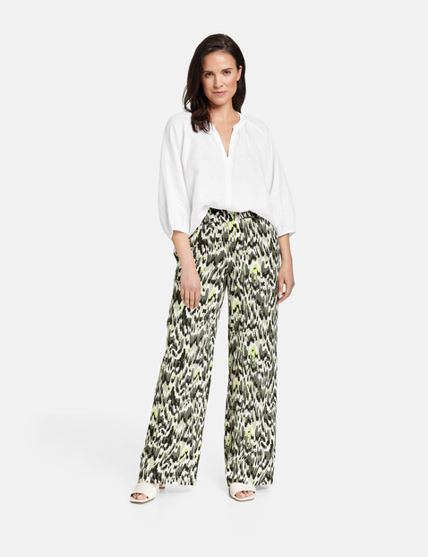 Cropped WideLeg Jersey Trousers  Endource