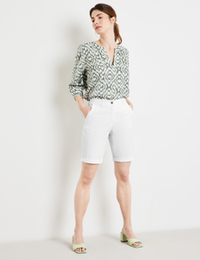 ONWAAR Albany Pygmalion Witte lange broeken voor modieuze dames | GERRY WEBER