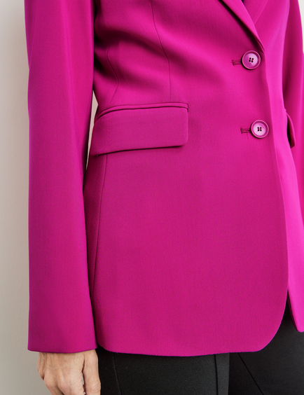 Klassischer Blazer mit hohem Stretchanteil in Pink GERRY WEBER