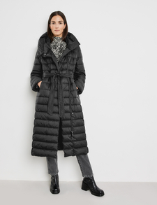 Fashion Coats Quilted Coats Gerry Weber Quilted Coat black quilting pattern casual look 