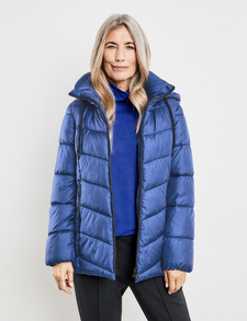 Refrigiwear Mantel in Blau Damen Bekleidung Mäntel Lange Jacken und Winterjacken 