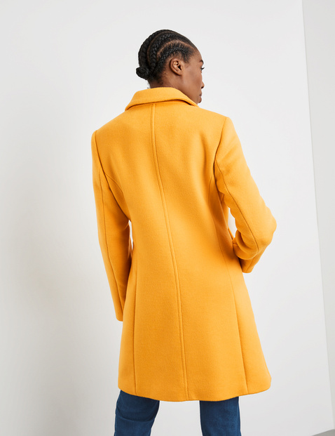 Mustard short sales coat