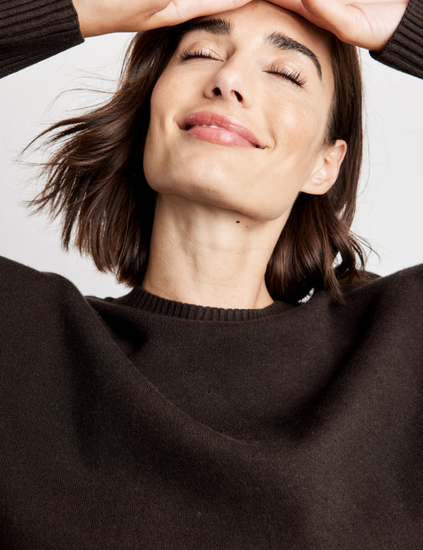 Pullover mit breiten Bündchen