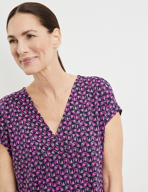 Gemustertes Kleid