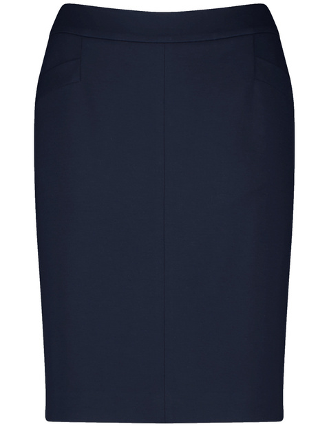 Minimalistische kokerrok met comfortabele stretch