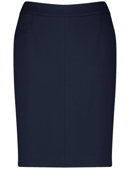 Minimalistische kokerrok met comfortabele stretch