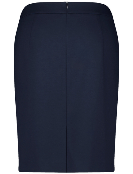 Minimalistische kokerrok met comfortabele stretch