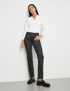 Buy Black Trousers & Pants for Women by WUXI Online
