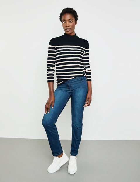 Five-pocket jeans, Best4me Slim Fit in Blue | GERRY WEBER