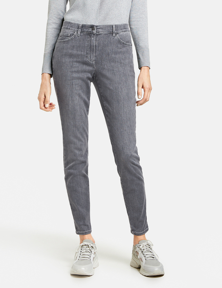 Innovative One Size Fits All Jeans In Grey Gerry Weber