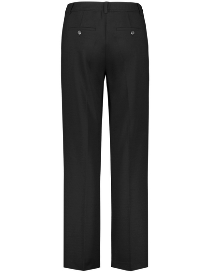 Trousers with a wide leg in Black