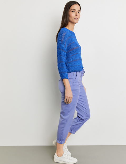 Sustainable trousers KES꞉SY CHINO in Blue