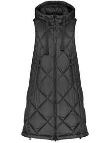 Fashion Vests Quilted Gilets Samoon by Gerry Weber Quilted Gilet primrose-black quilting pattern casual look 