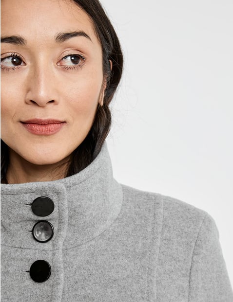 Coat with wool and cashmere