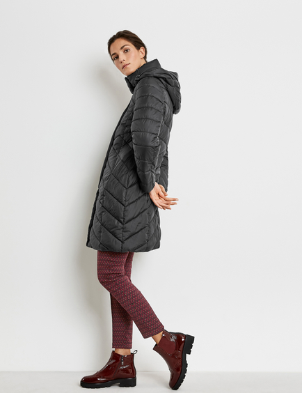 Nau cocoon quilted hot sale down trench coat