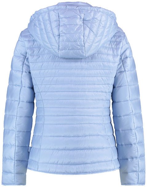 Quilted jacket with a detachable hood Quilted jacket with a detachable hood