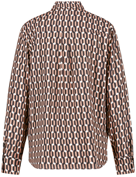 Gedessineerde blouse van duurzaam materiaal
