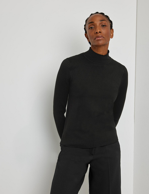 turtleneck black jumper