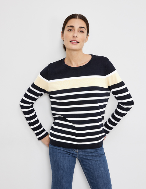 Striped jumper in Blue | GERRY WEBER