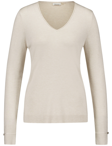 Long sleeve jumper in a sustainable fine knit