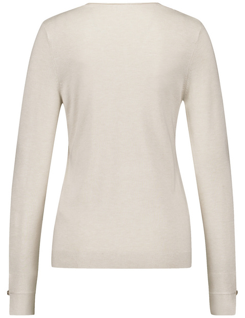 Long sleeve jumper in a sustainable fine knit