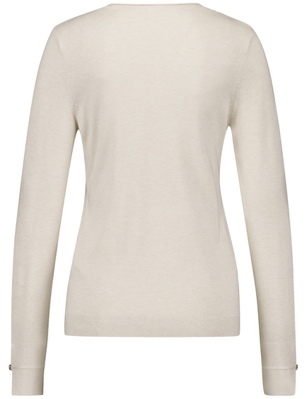 Long sleeve jumper in a sustainable fine knit